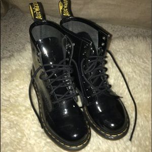 Black Patent Leather Dr. Martens